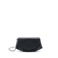 Chanel Half Moon Wallet On Chain Caviar Black