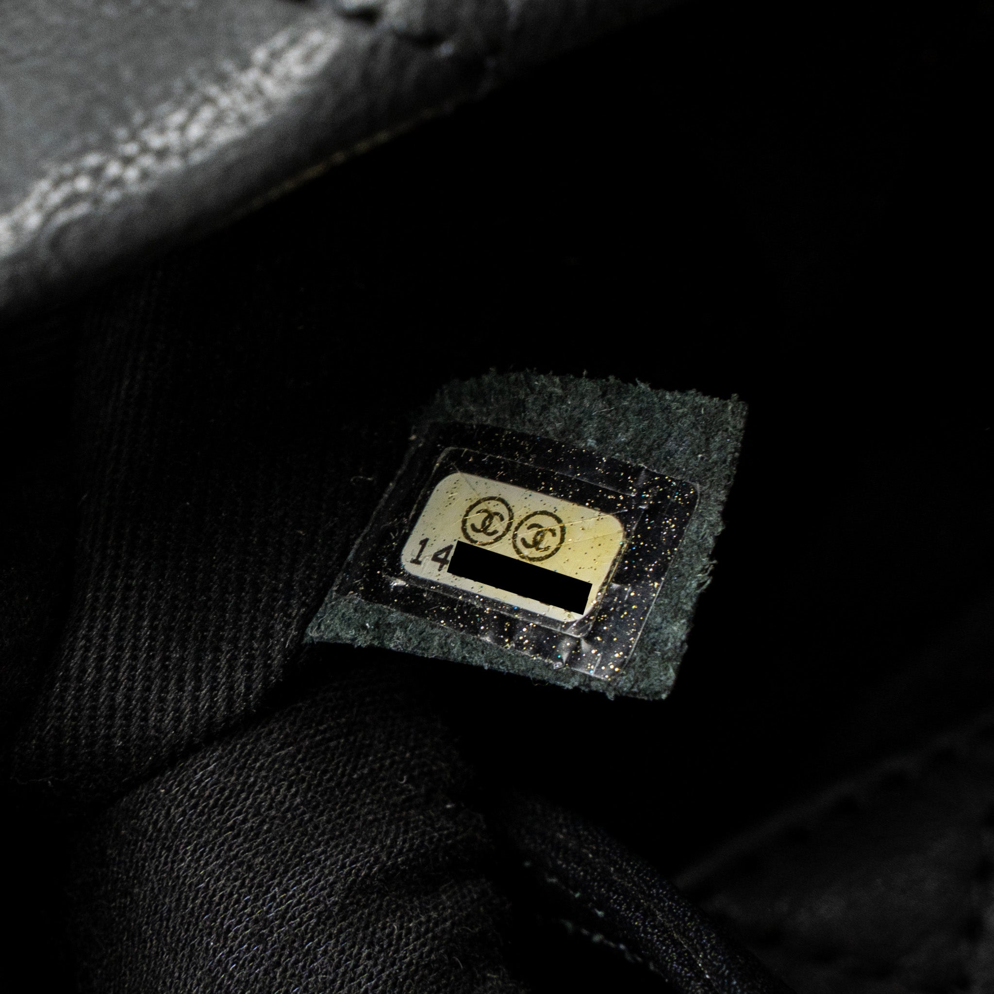 Chanel Tote Bag Calfskin Black