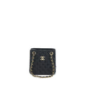 Chanel 23C Mini Bucket Bag Caviar Black L (Microchip)