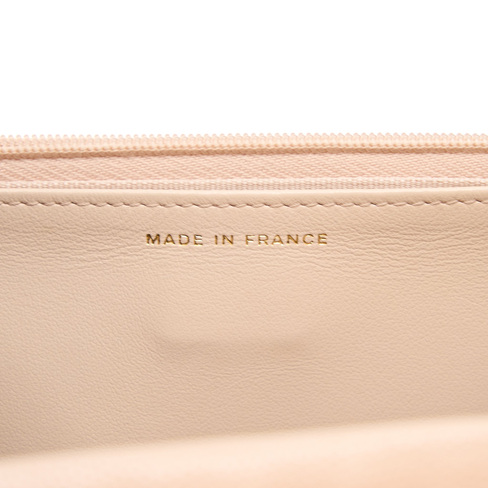 Chanel Classic Wallet On Chain Caviar Light Pink L (Microchip)