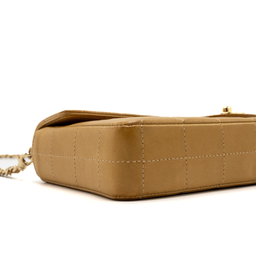 Chanel Vintage Flap Bag Dark Beige