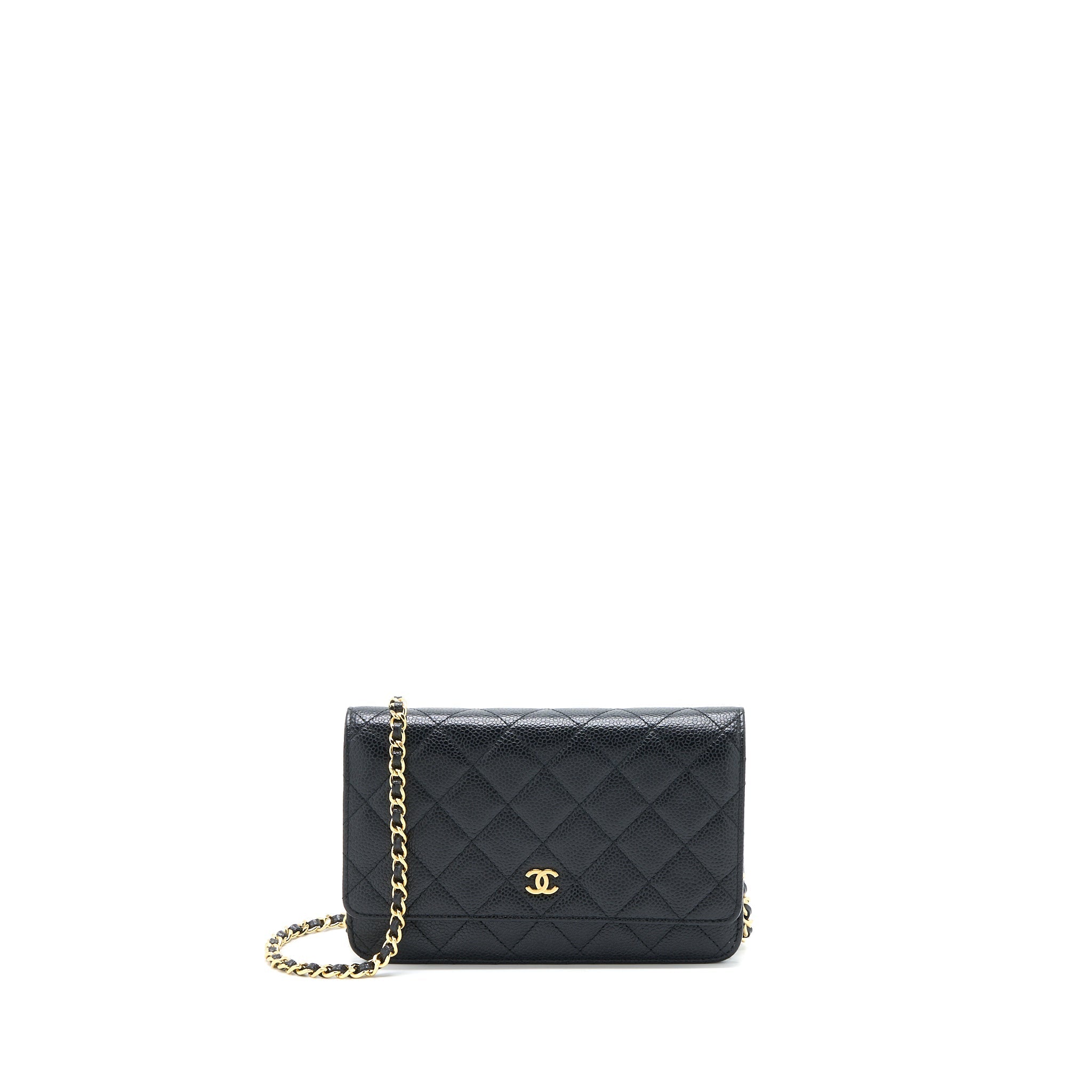 Chanel Classic Wallet On Chain Caviar Black
