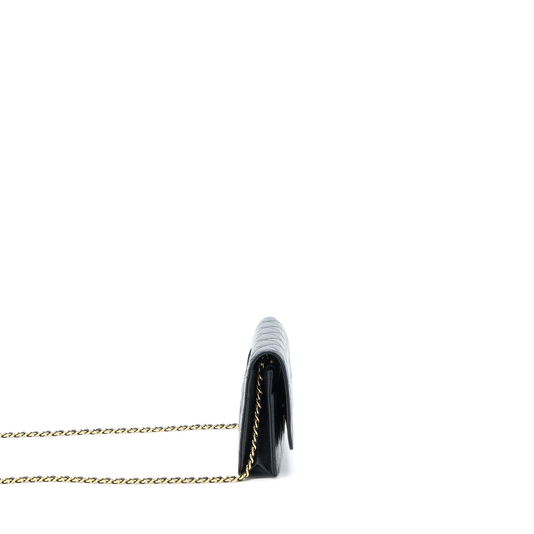Chanel Classic Wallet On Chain Caviar Black