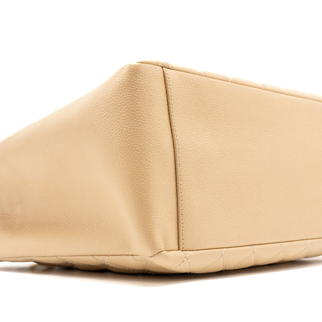 Chanel Grand Shopping Tote Caviar Beige