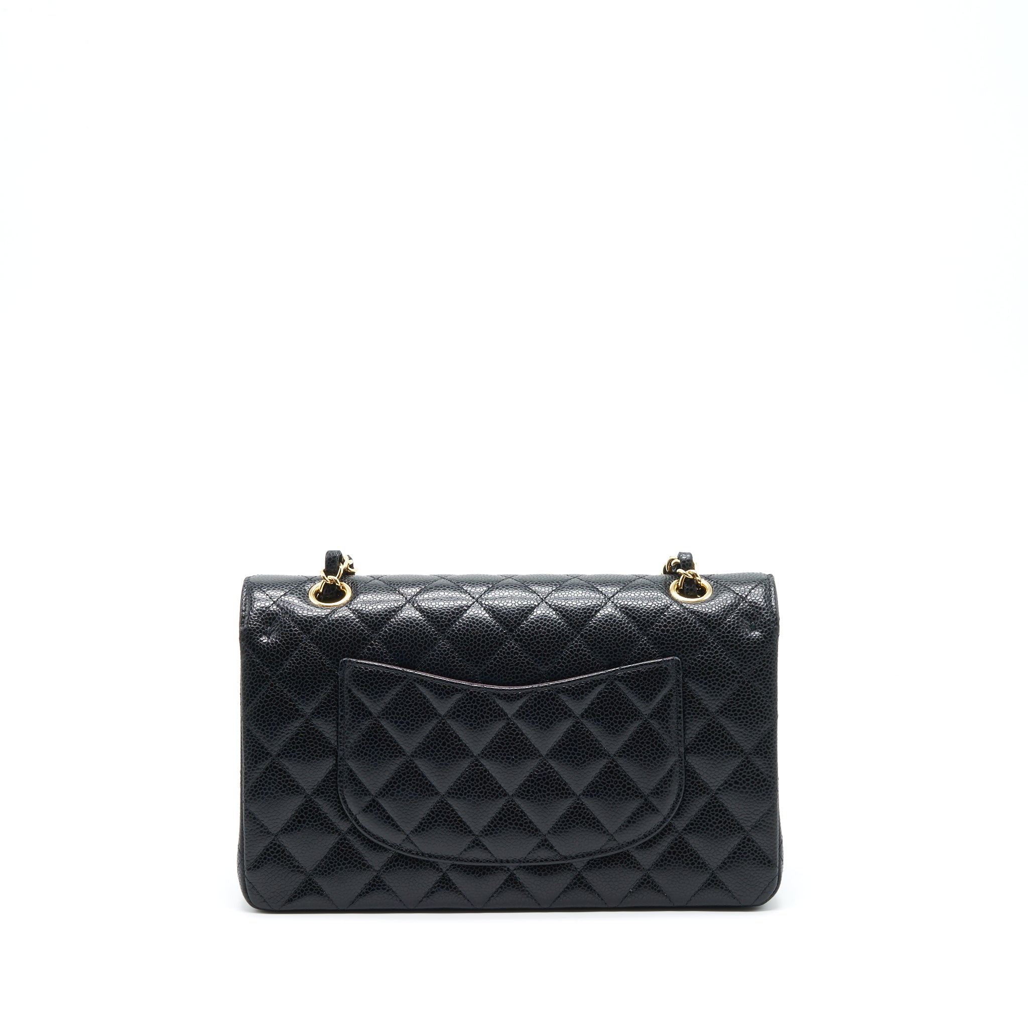Chanel Medium Classic Double Flap Bag Caviar Black