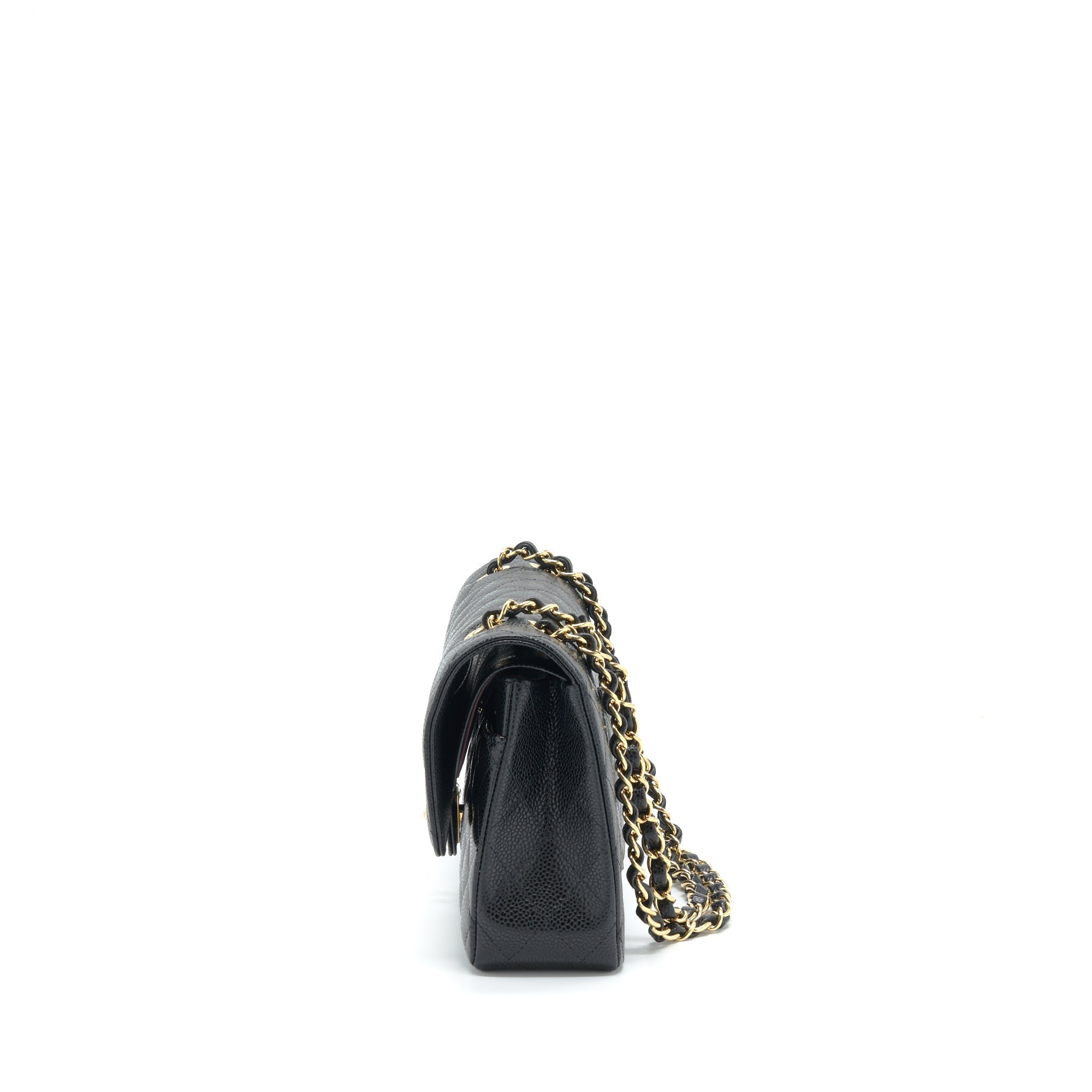 Chanel Medium Classic Double Flap Bag Caviar Black
