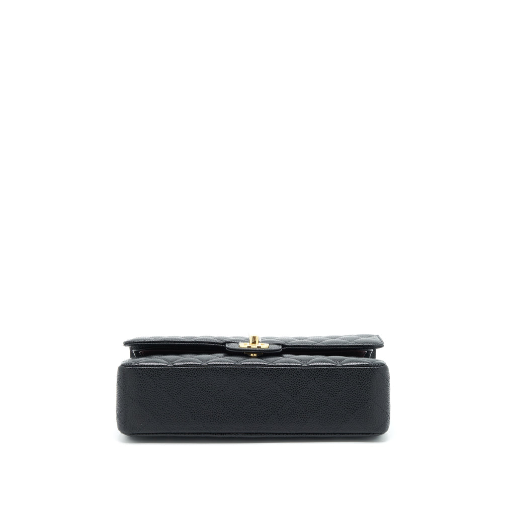 Chanel Medium Classic Double Flap Bag Caviar Black