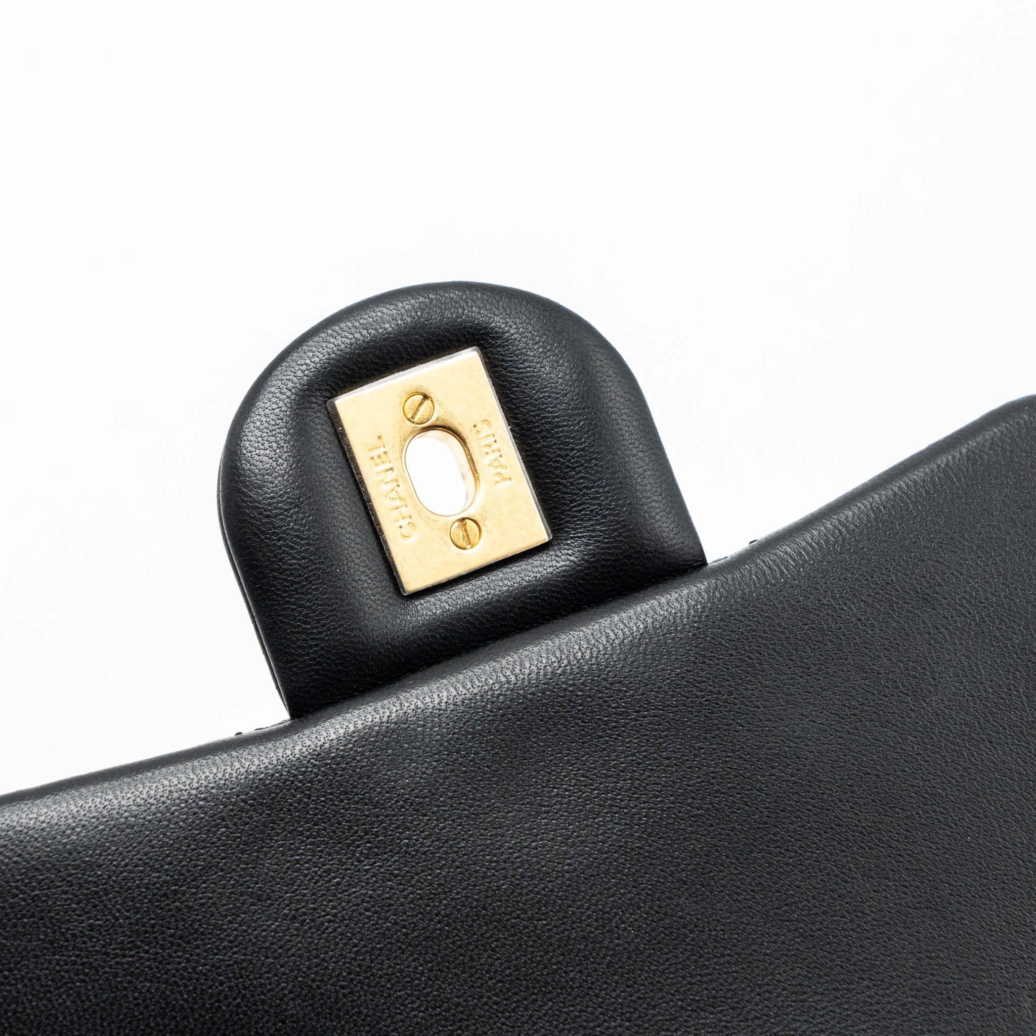 Chanel Camellia adjustable chain mini square flap bag lambskin black  (microchip)