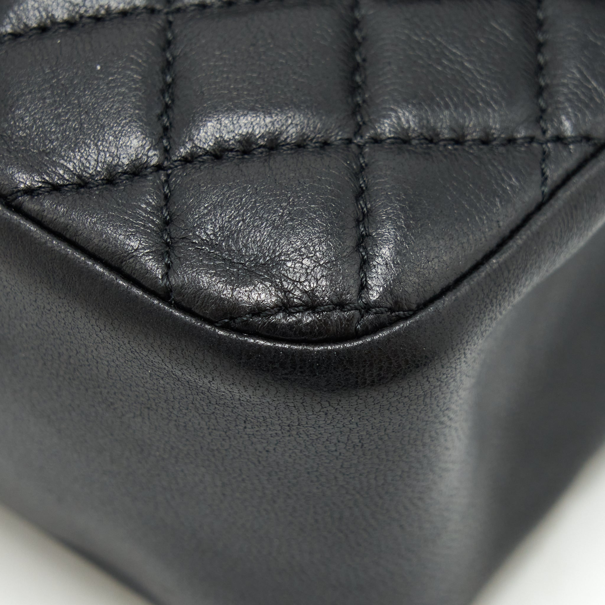 Chanel Westminster Pearl Shoulder Bag Lambskin Black