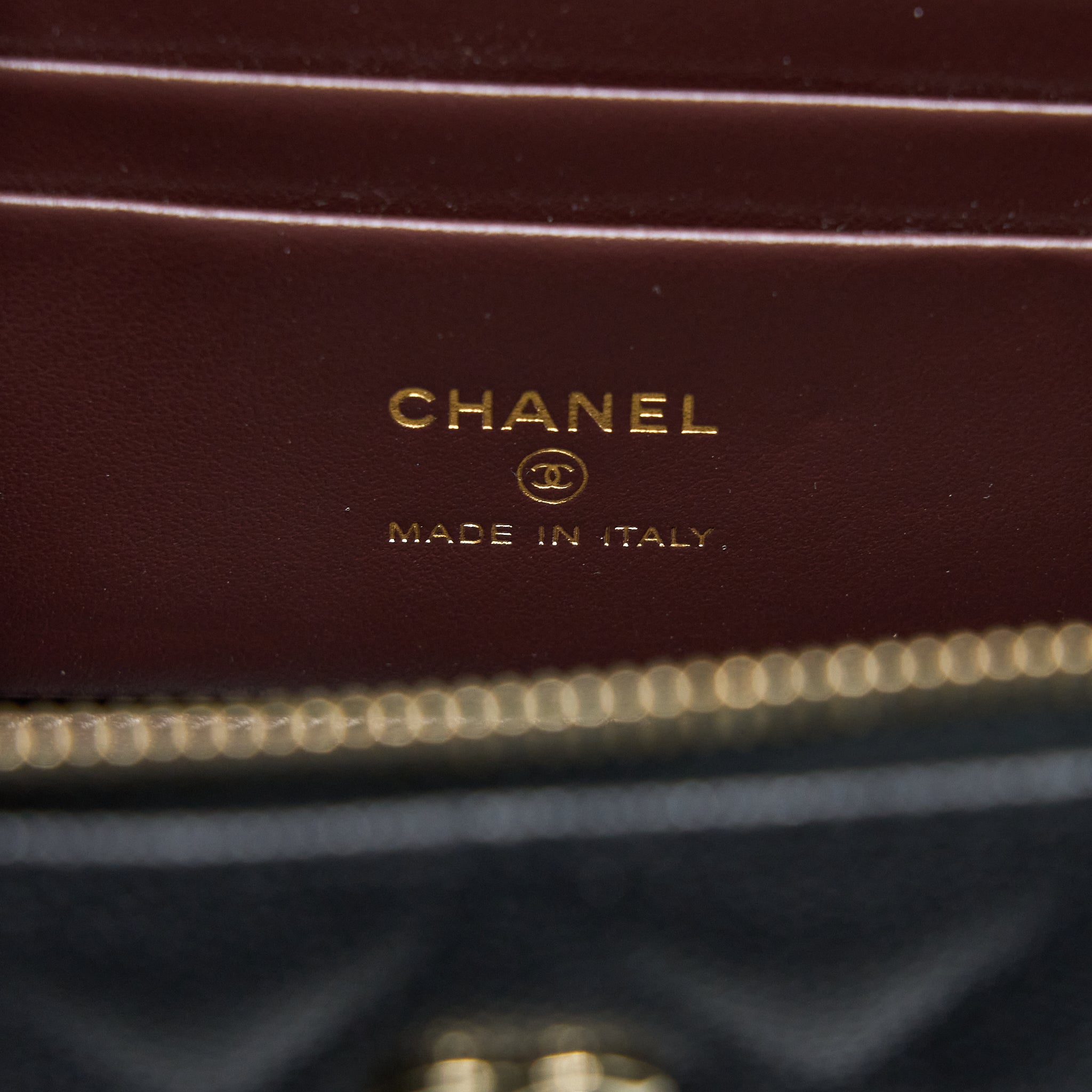 Chanel Long Vanity Case Caviar Black L