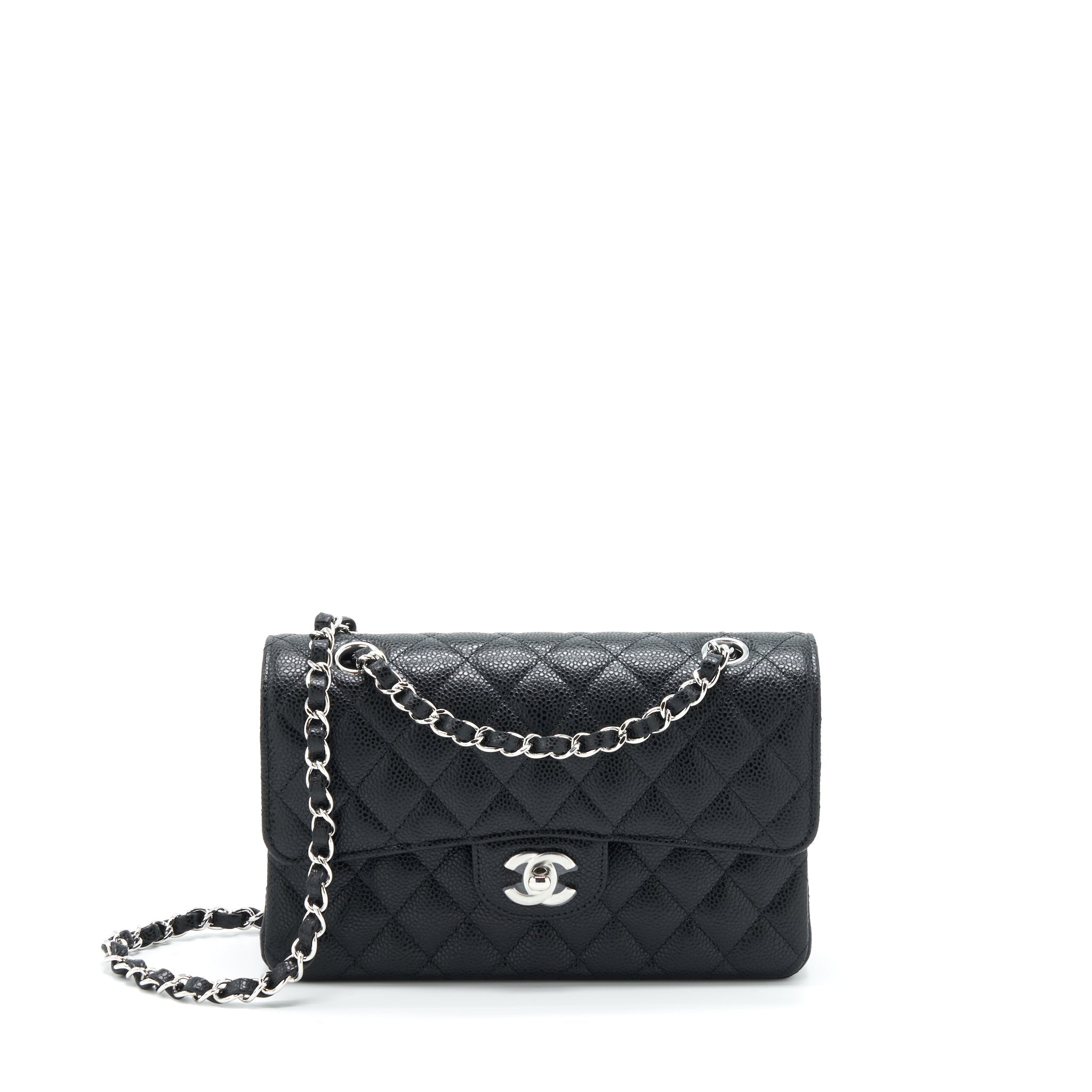Chanel Small Classic Double Flap Bag Caviar Black