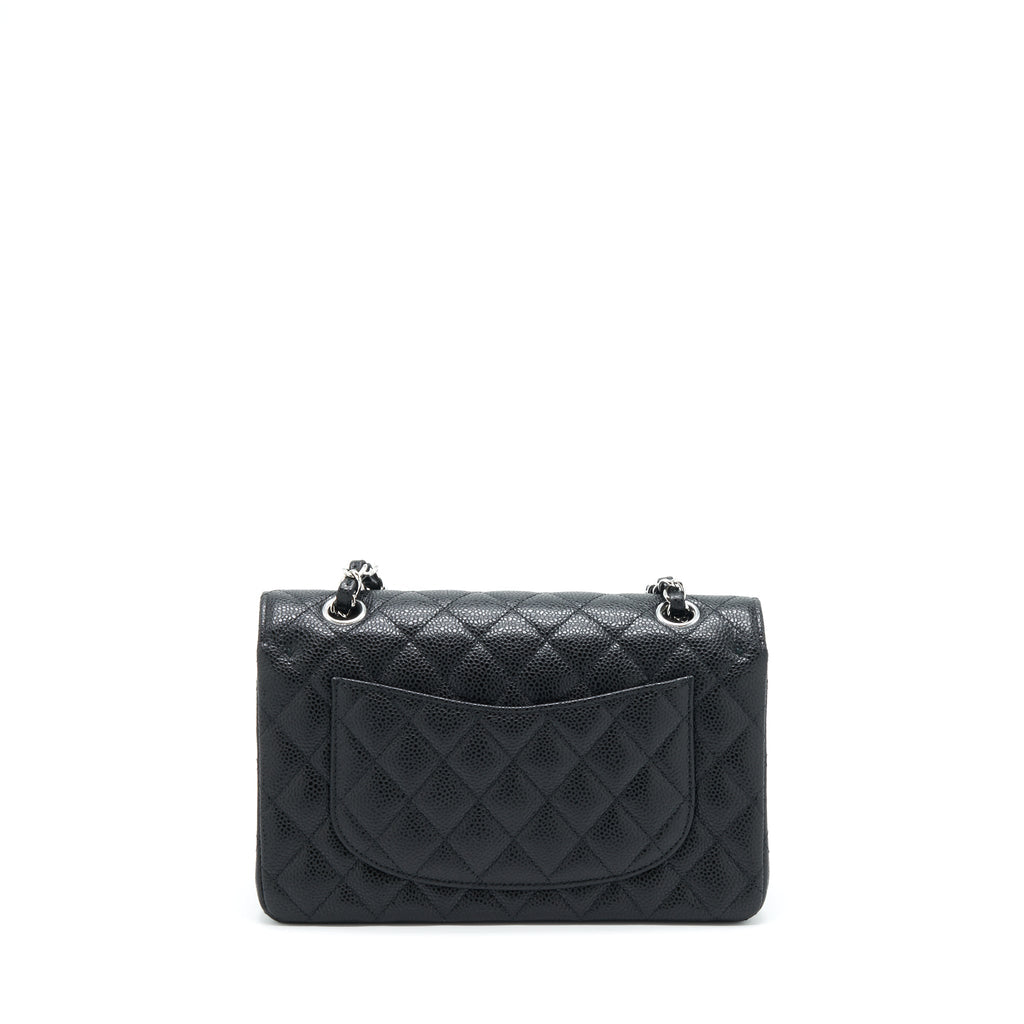 Chanel Small Classic Double Flap Bag Caviar Black