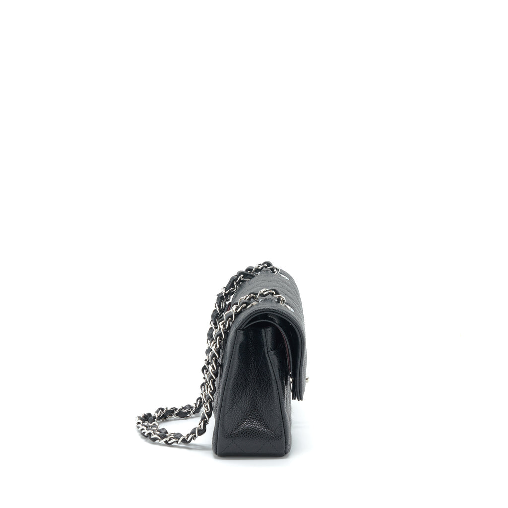 Chanel Small Classic Double Flap Bag Caviar Black