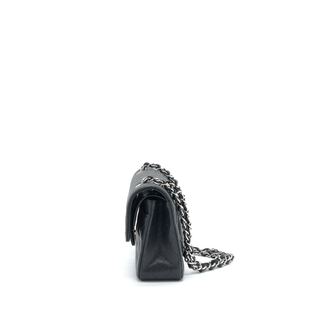Chanel Small Classic Double Flap Bag Caviar Black