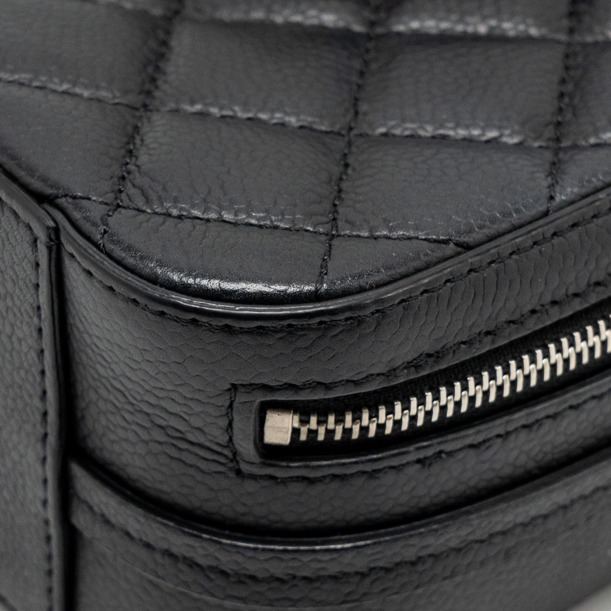 Chanel Quilted Mini Vanity Bag Caviar Black