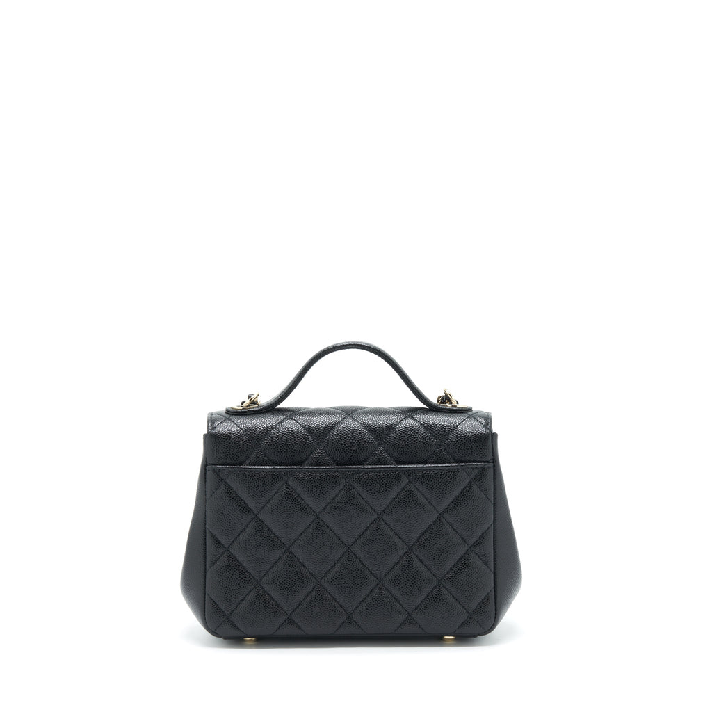 Chanel Small Business Affinity Caviar Black L