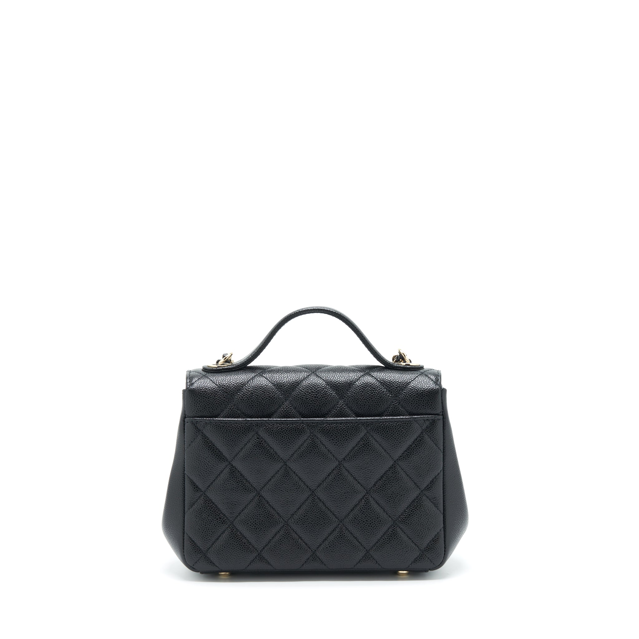Chanel Small Business Affinity Caviar Black L