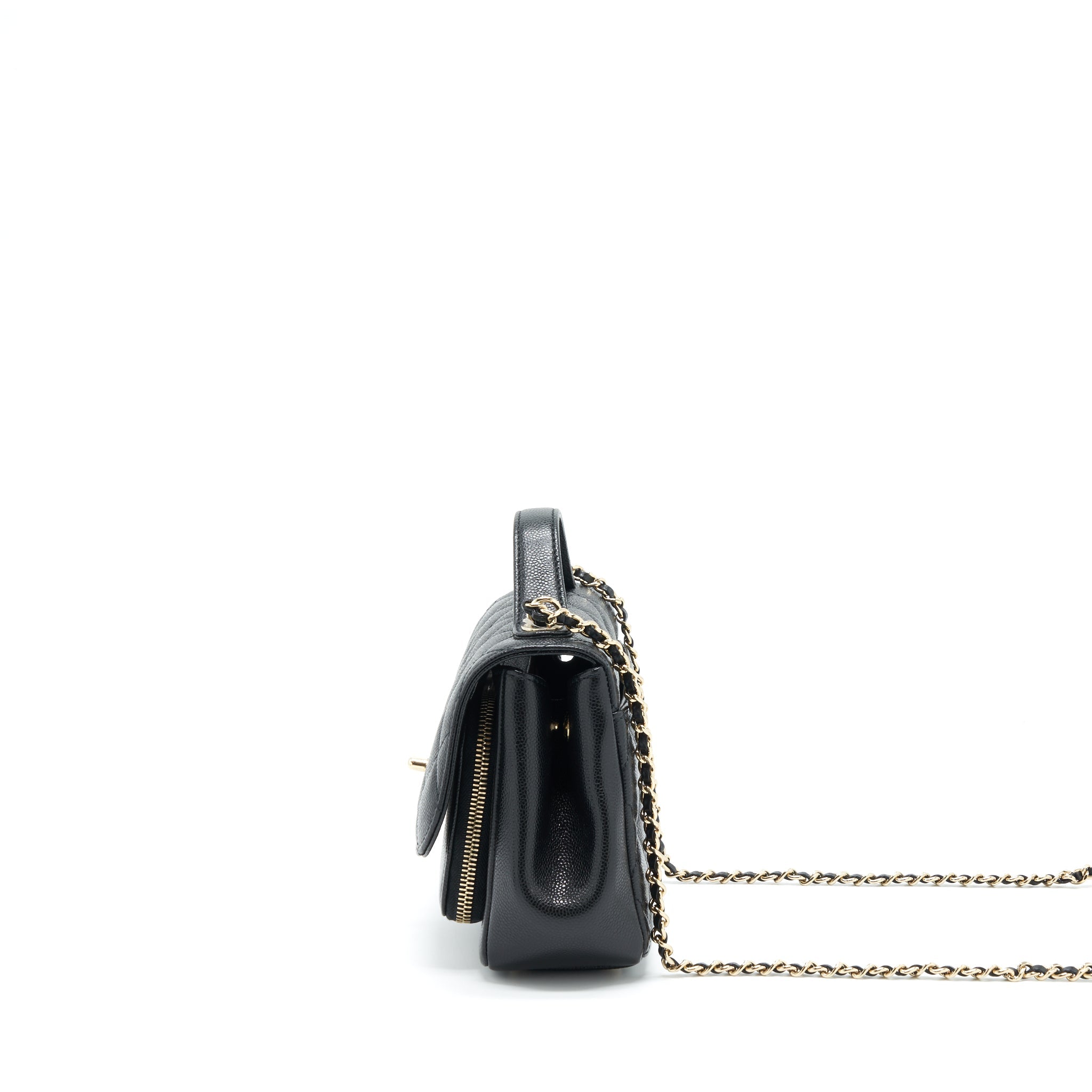 Chanel Small Business Affinity Caviar Black L
