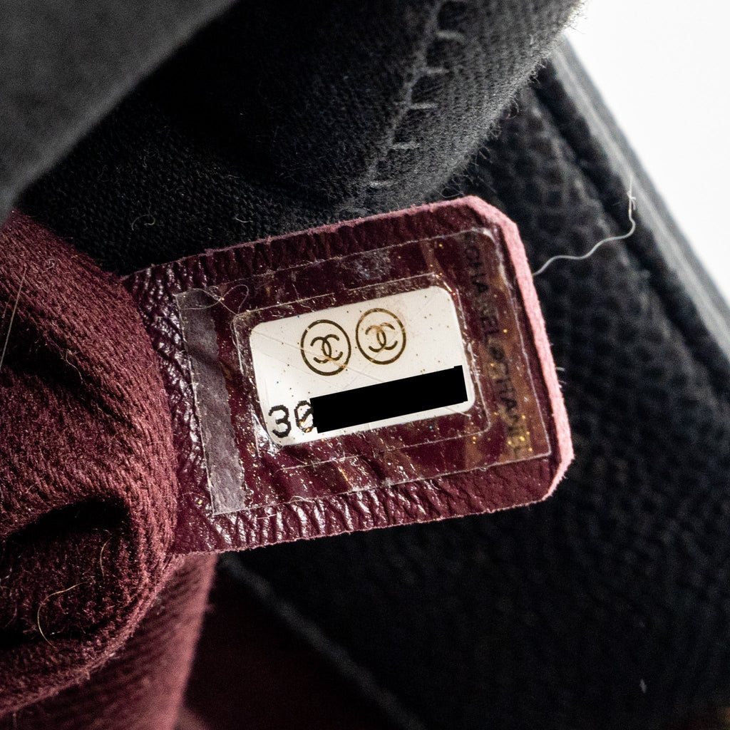 Chanel Business Affinity Drawstring Bucket Bag Caviar Black