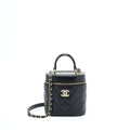 Chanel Trendy Vanity Case Lambskin Black L (Microchip)