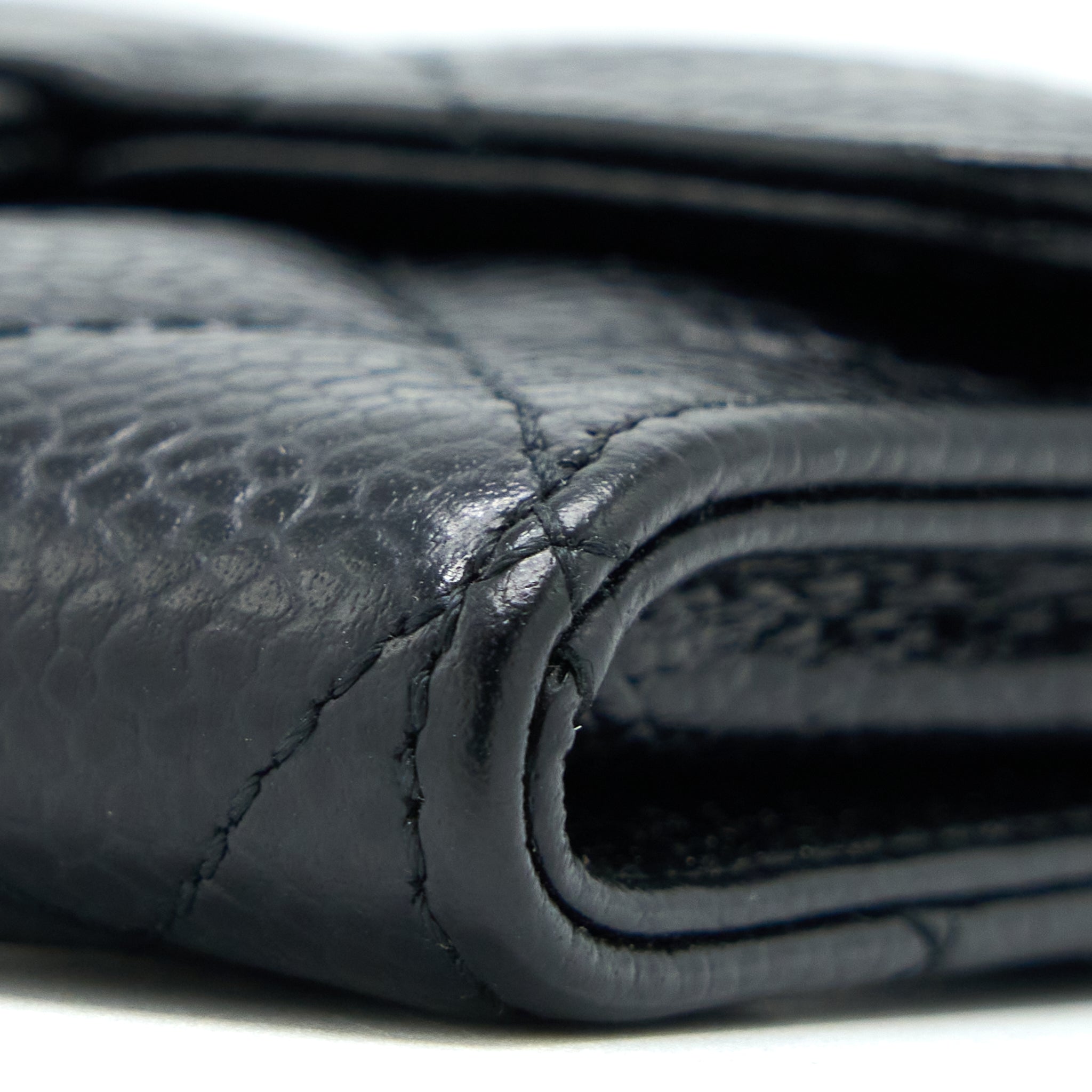 Chanel Classic Flap Cardholder Caviar Black