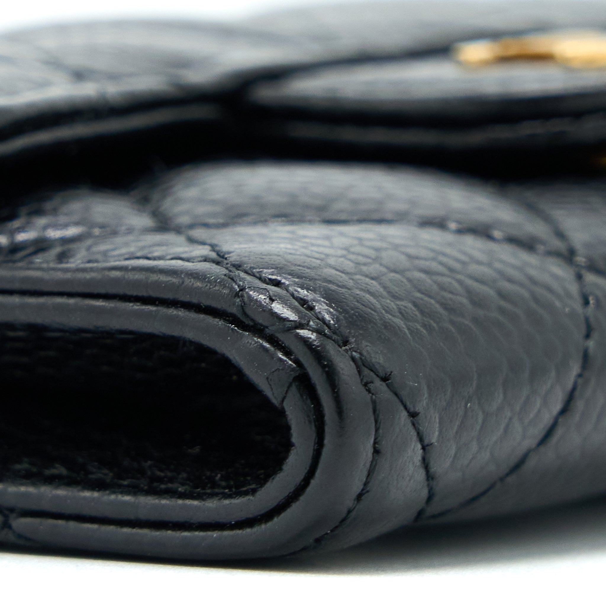 Chanel Classic Flap Cardholder Caviar Black