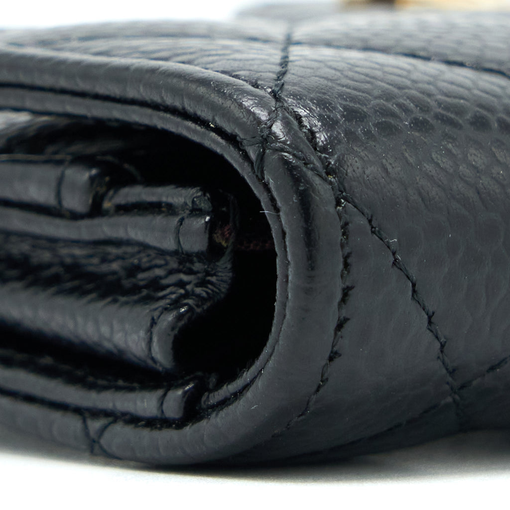 Chanel Classic Flap Cardholder Caviar Black