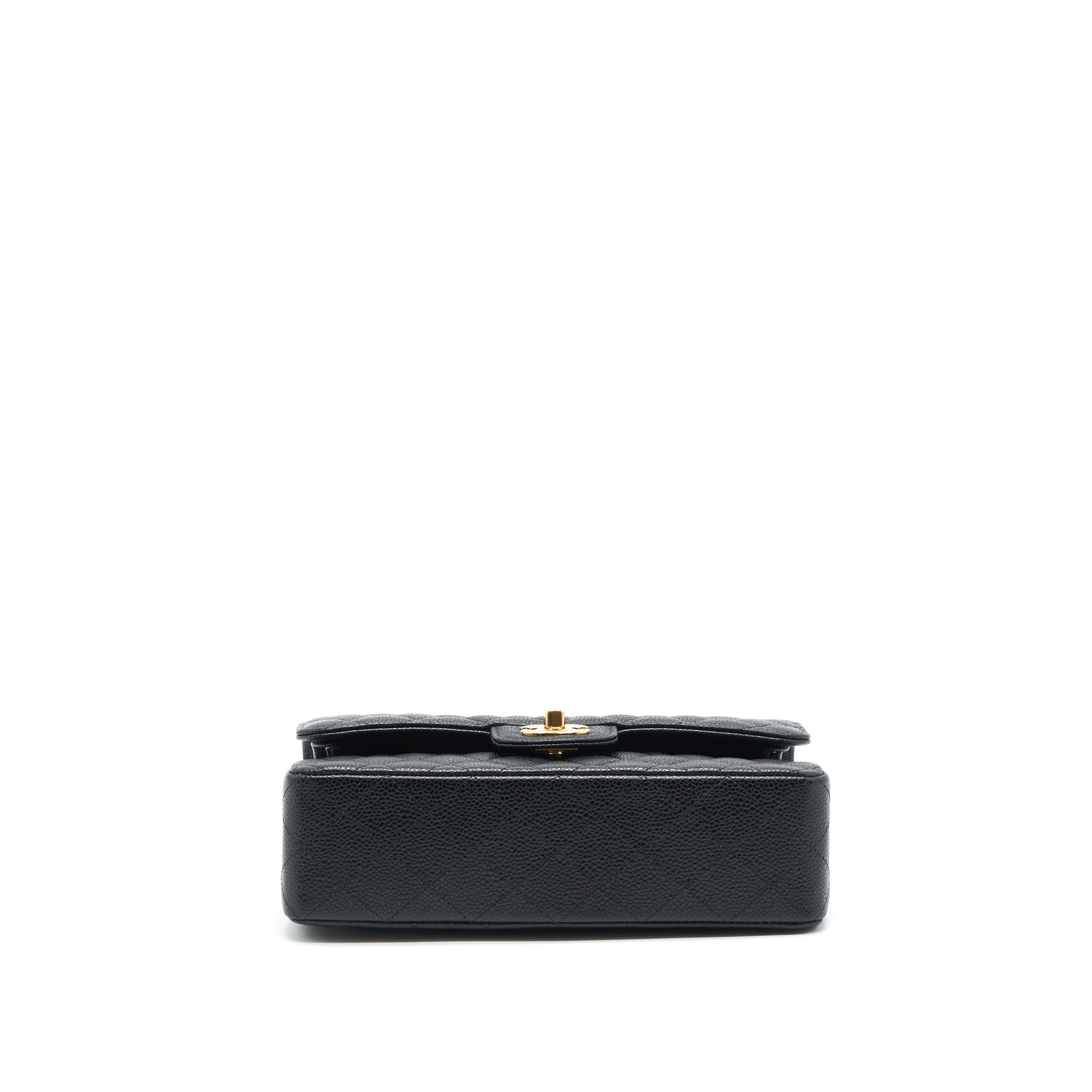Chanel Small Classic Double Flap Bag Caviar Black L