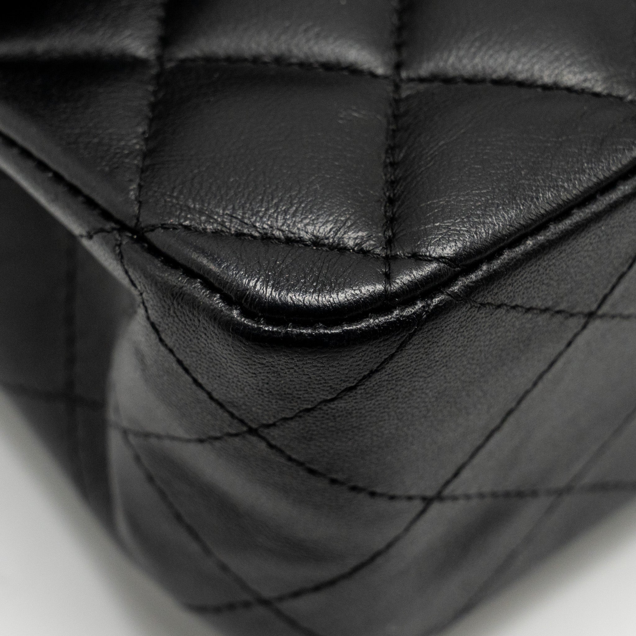 Chanel Medium Classic Double  Flap Bag Lambskin Black