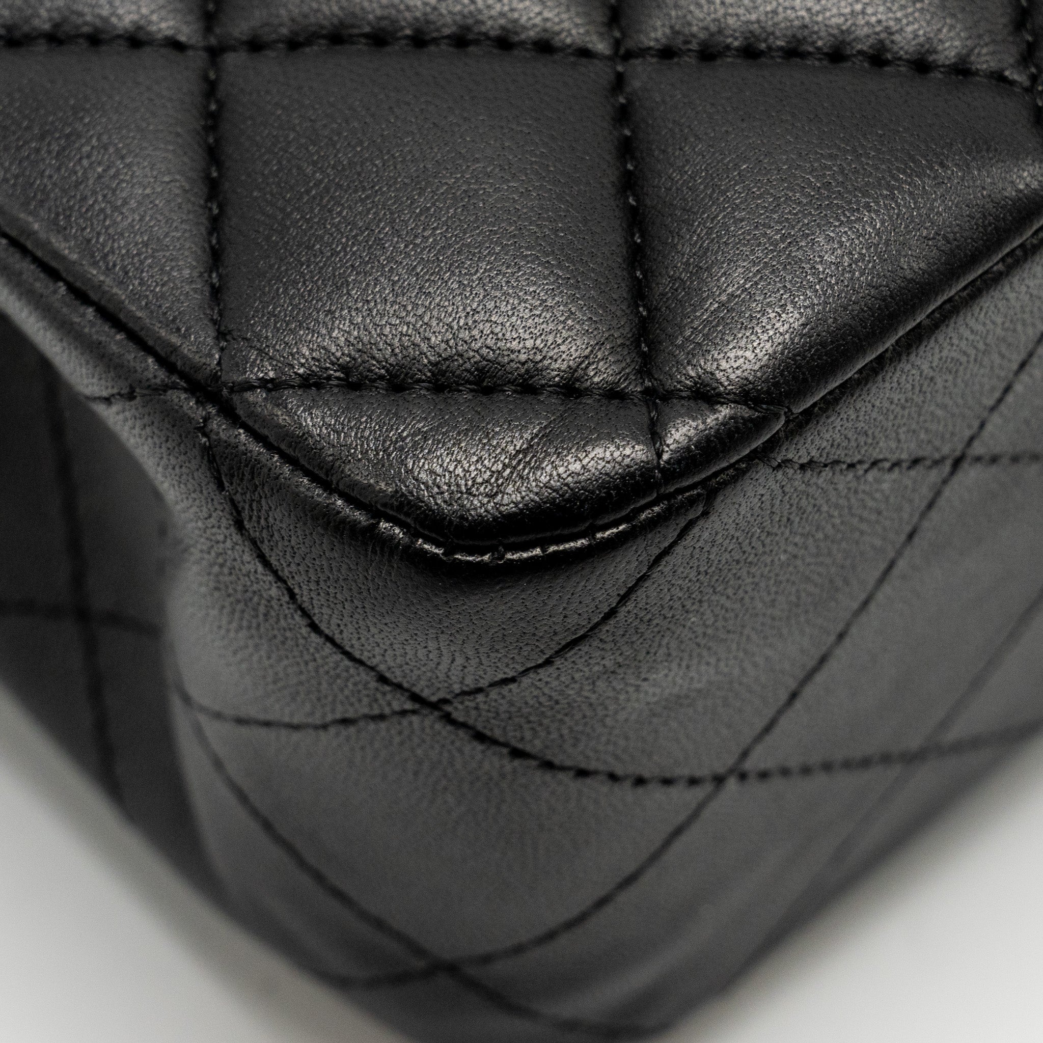 Chanel Medium Classic Double  Flap Bag Lambskin Black