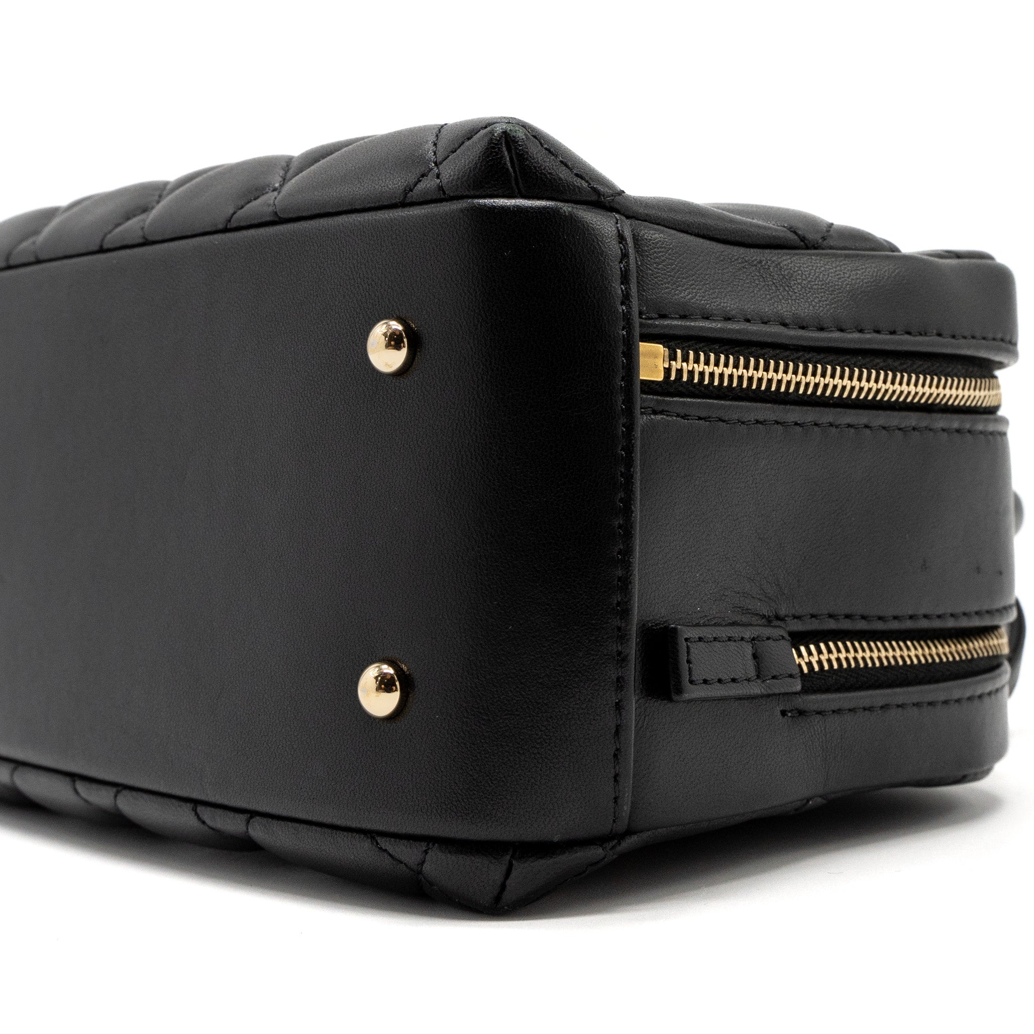 Chanel Trendy CC Top Handle Vanity Bag Lambskin Black
