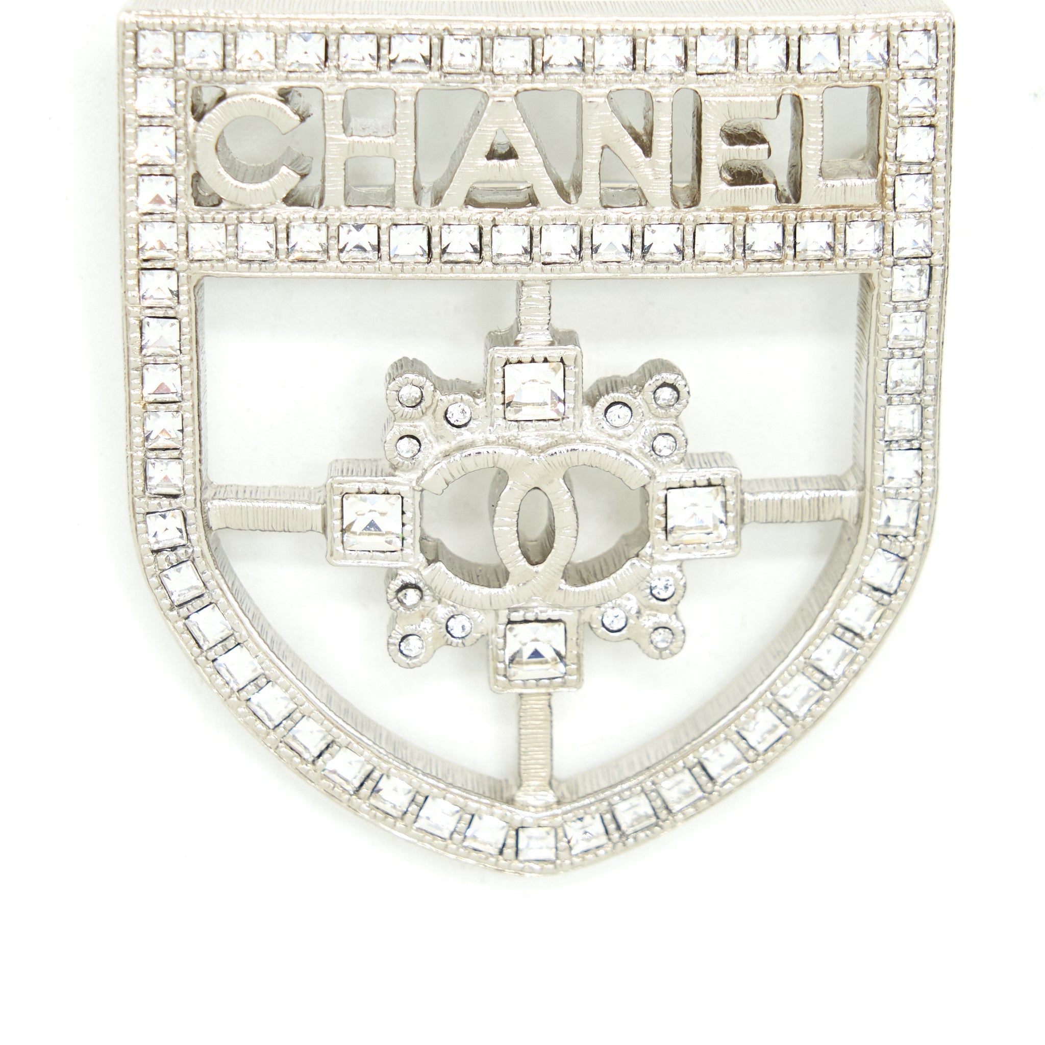 Chanel Brooch With Crystal