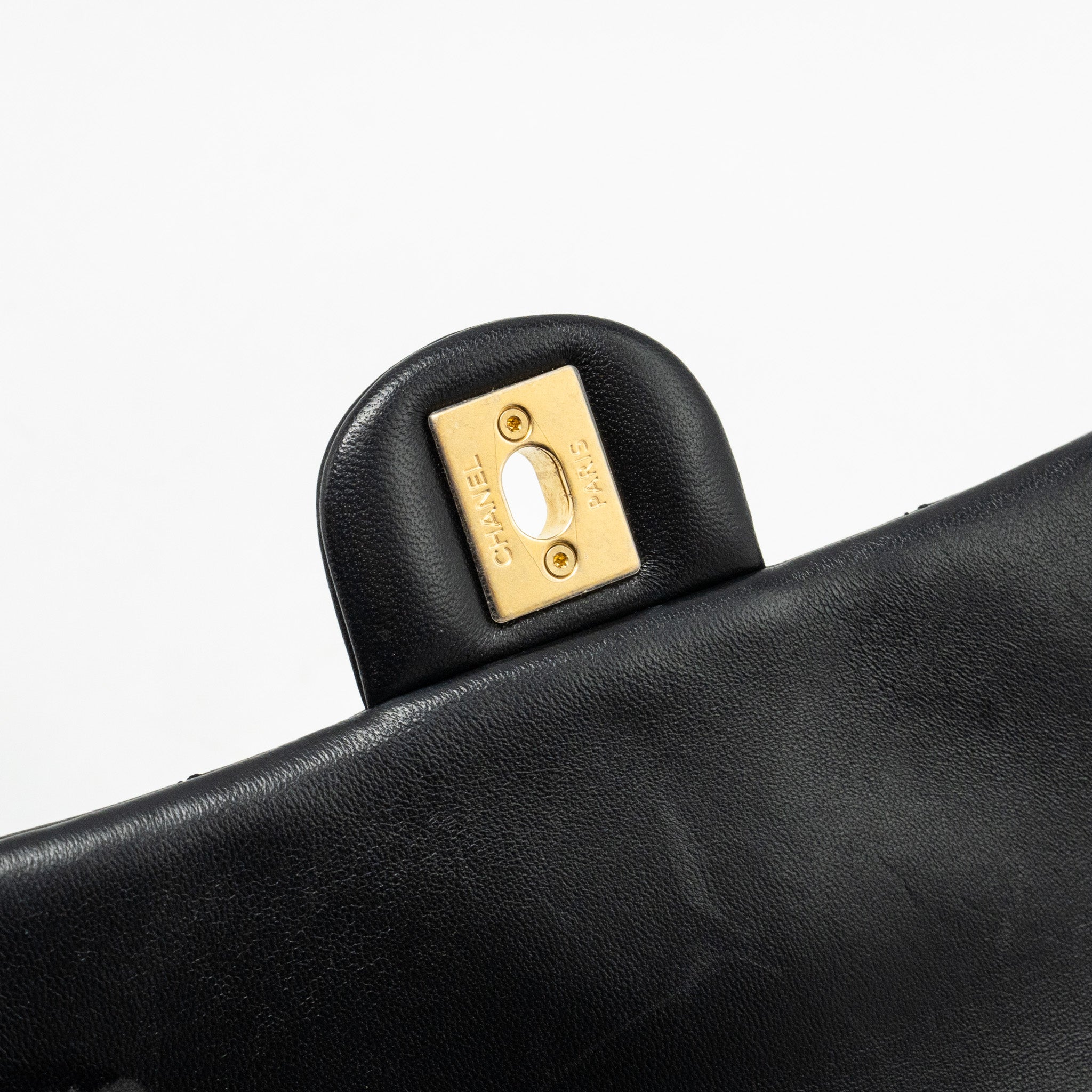 Chanel My Perfect Mini Flap Bag with Pearl Chain Lambskin Black  (Microchip)