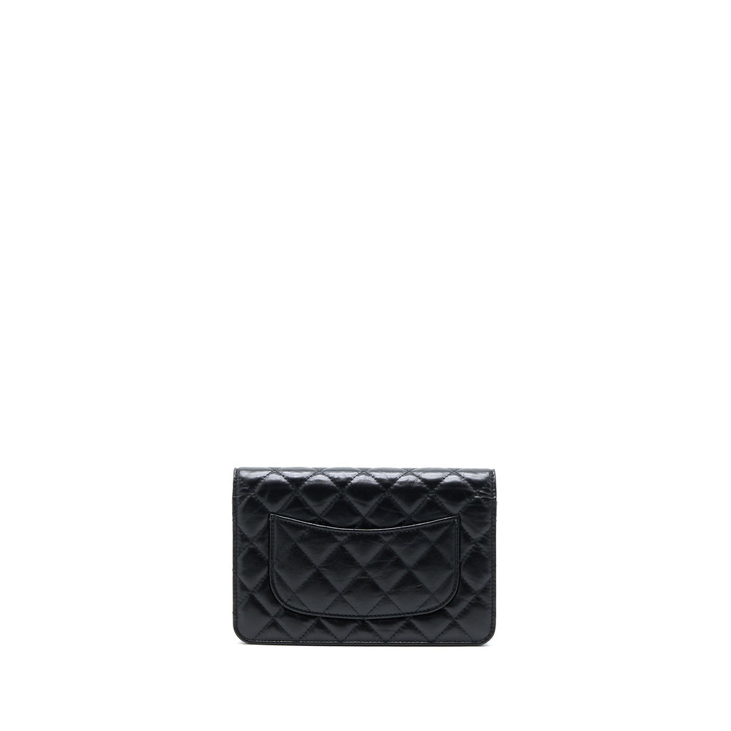 Chanel 2.55 Reissue Wallet On Chain Aged Calfskin Black (Microchip)