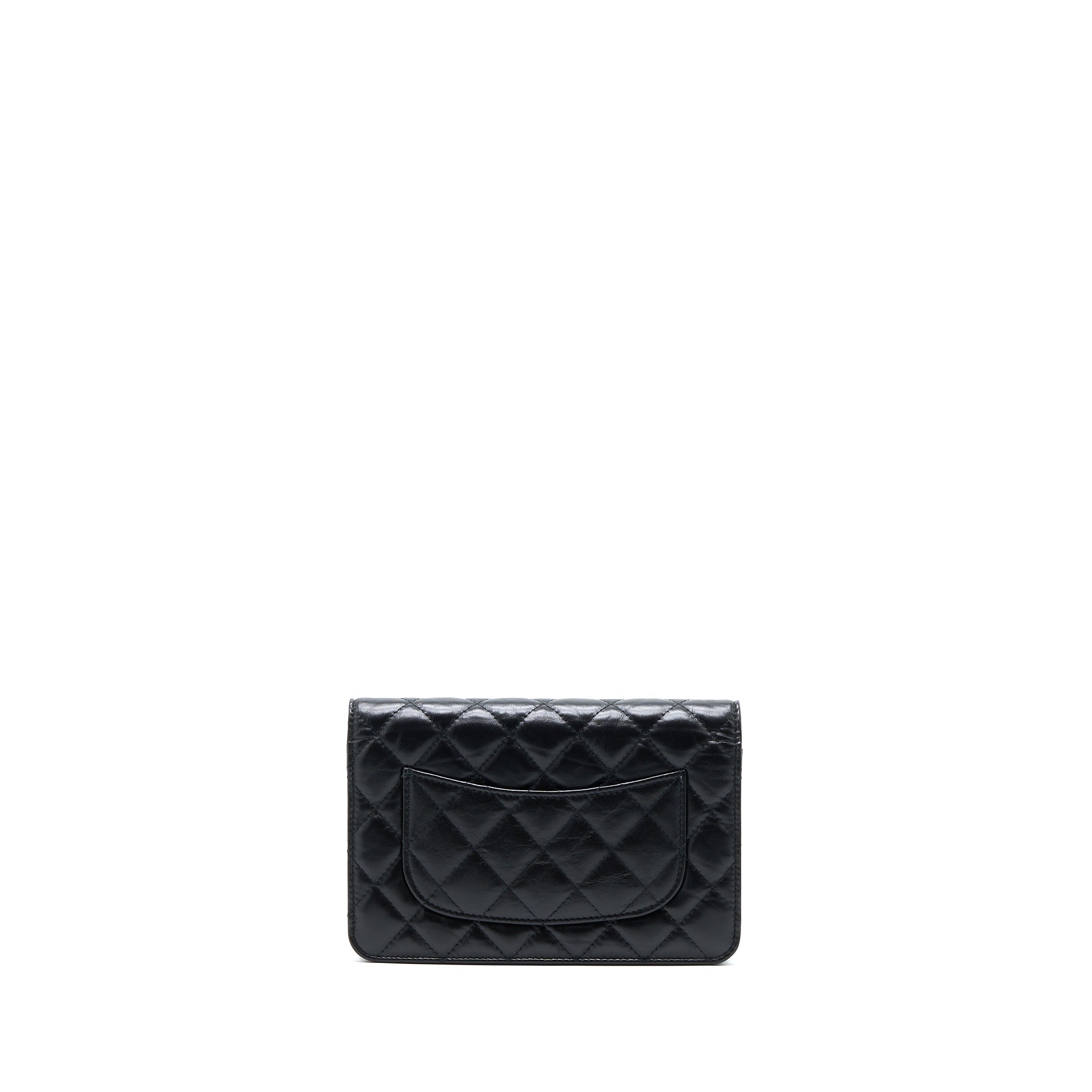 Chanel 2.55 Reissue Wallet On Chain Aged Calfskin Black (Microchip)