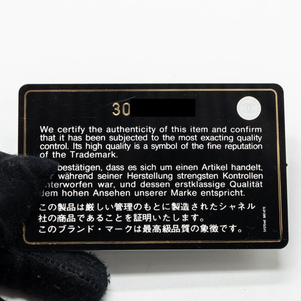 CHANEL LONG ZIP CARD HOLDER wallet Lambskin BLACK L