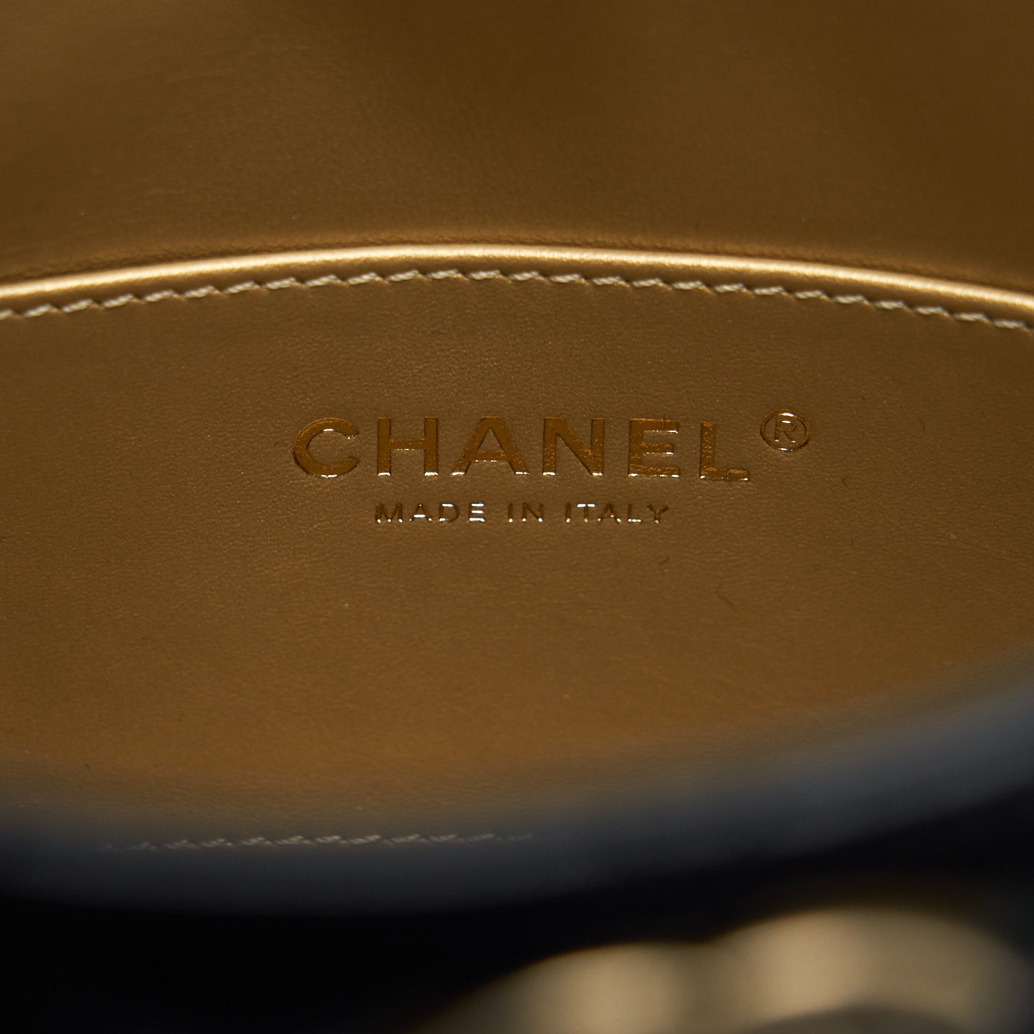 Chanel 22S Pearl Crush Hobo Bag Lambskin Black