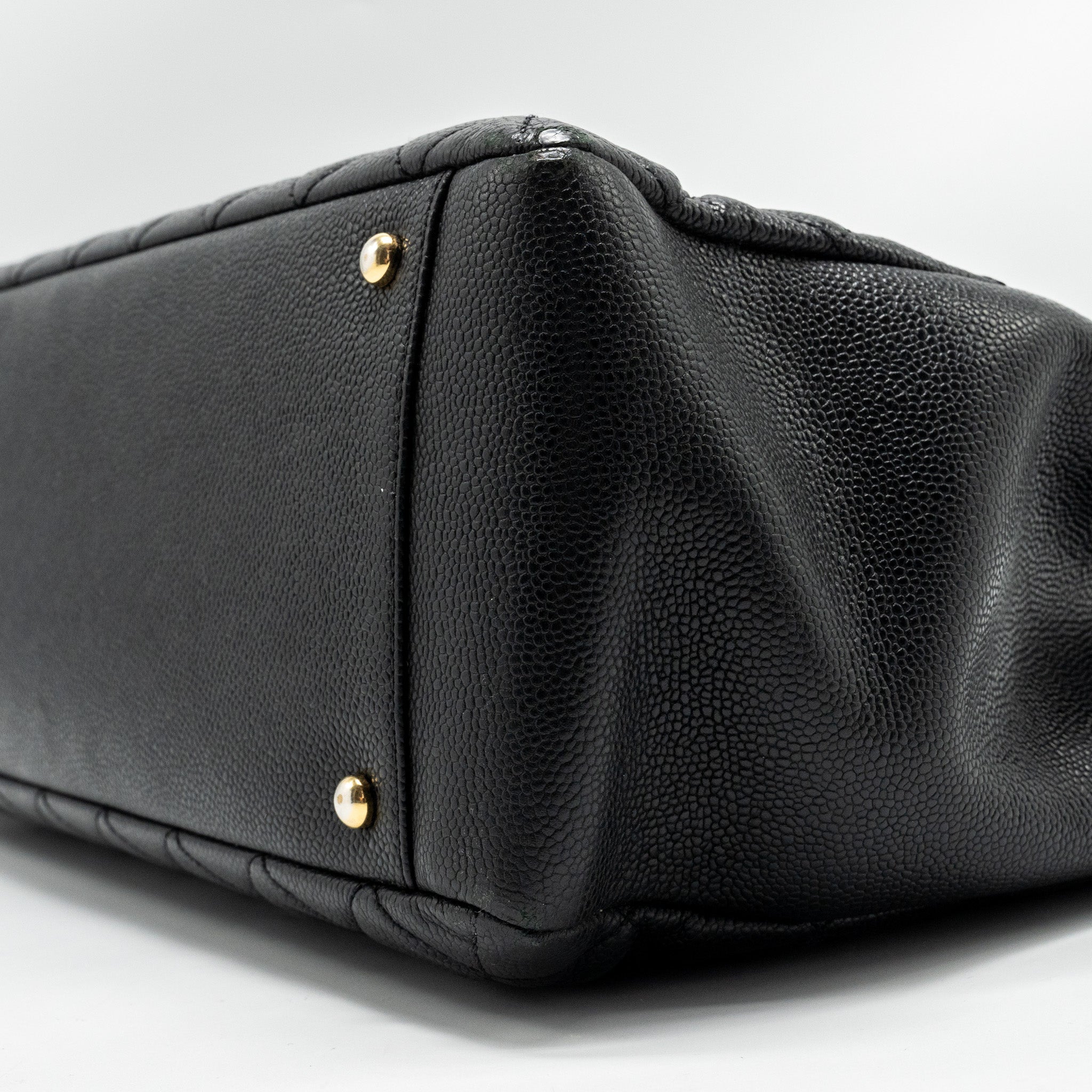 Chanel Grand Shopping Tote Bag XL Caviar Black