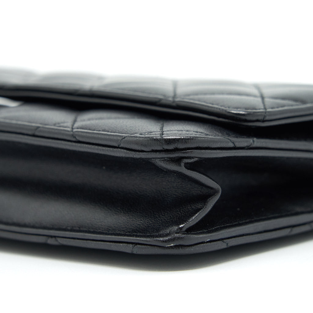 Chanel Classic Wallet On Chain Lambskin Black