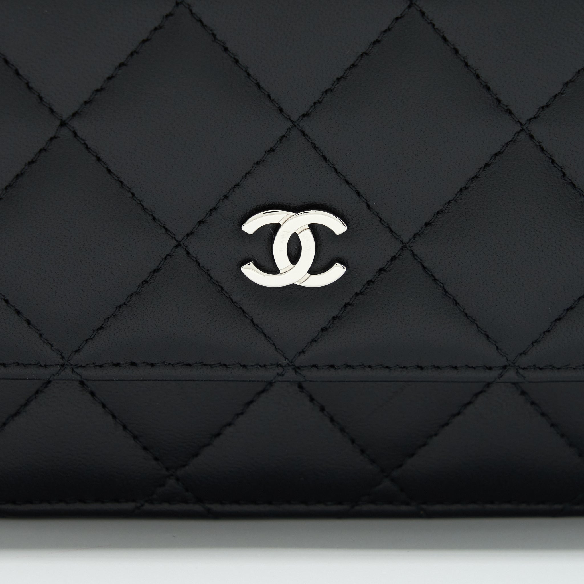 Chanel Classic Wallet On Chain Lambskin Black