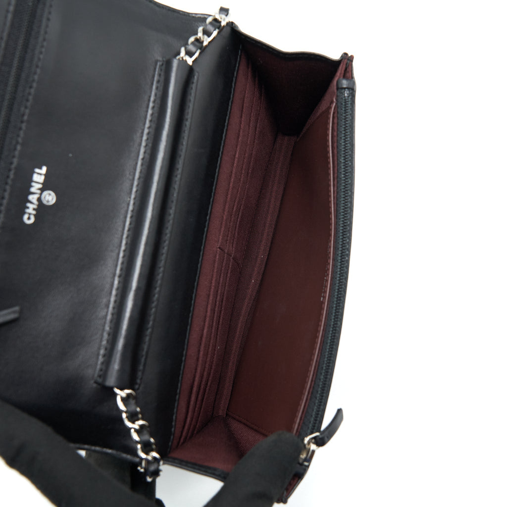 Chanel Classic Wallet On Chain Lambskin Black