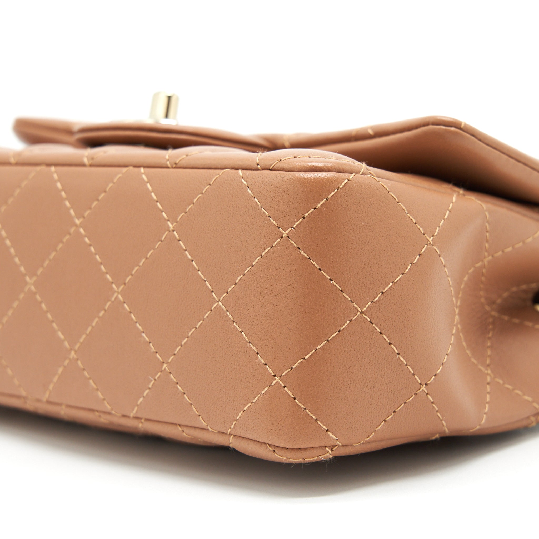 Chanel 22S Mini Rectangular Flap Bag Caramel L