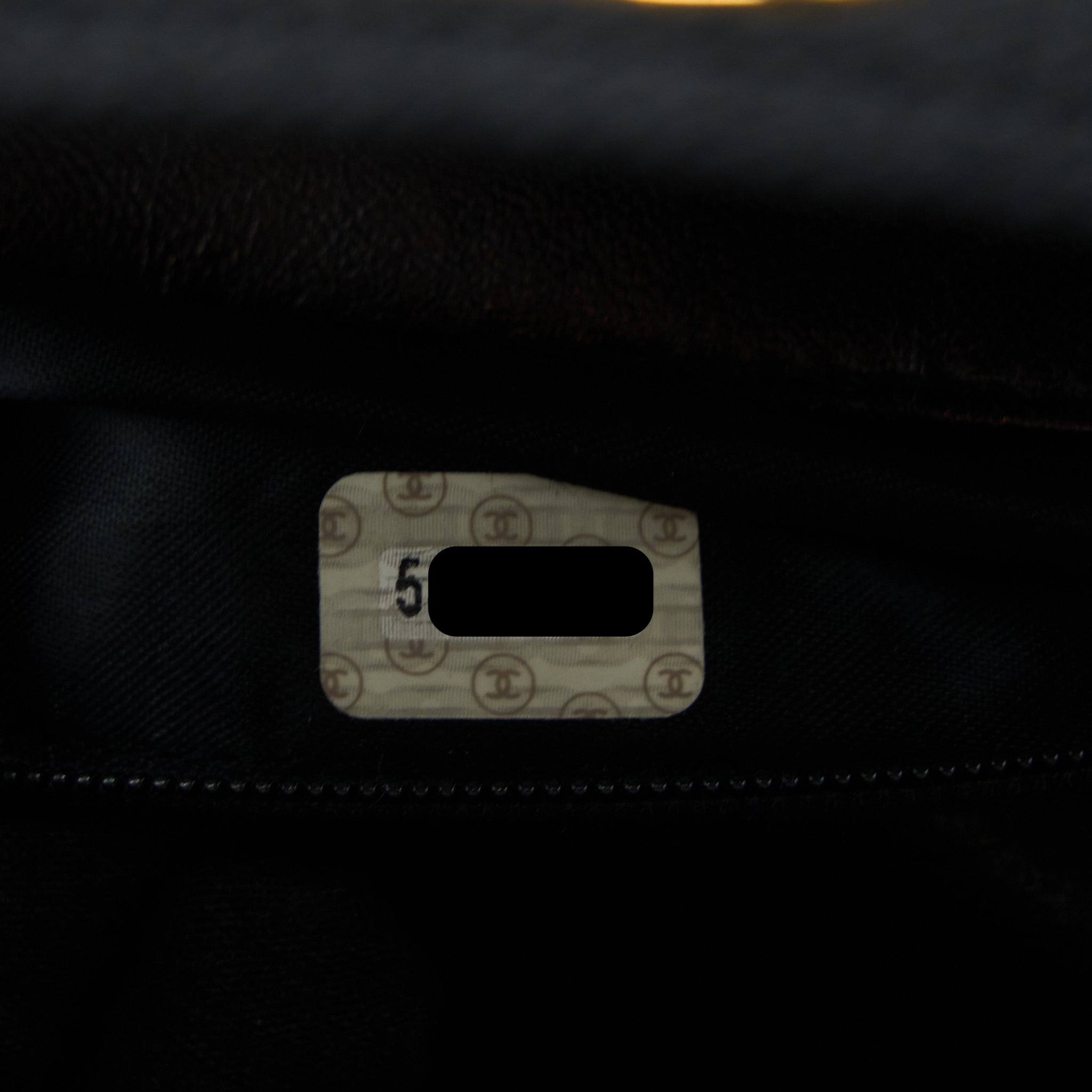 Chanel Vintage Top Handle Flap Bag Woven Silk Black