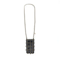 Chanel Phone Pouch with Chain Lambskin Black L