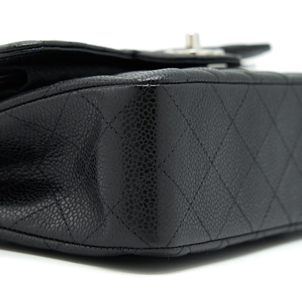 Chanel Small Classic Flap Bag Caviar Black