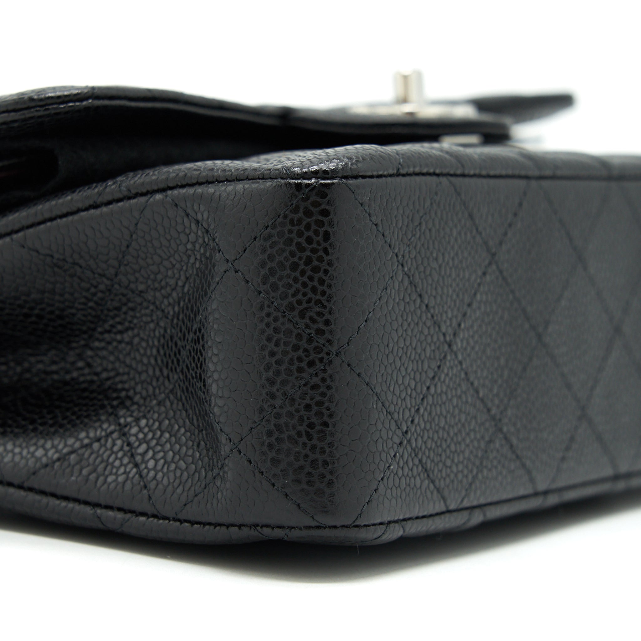 Chanel Small Classic Flap Bag Caviar Black