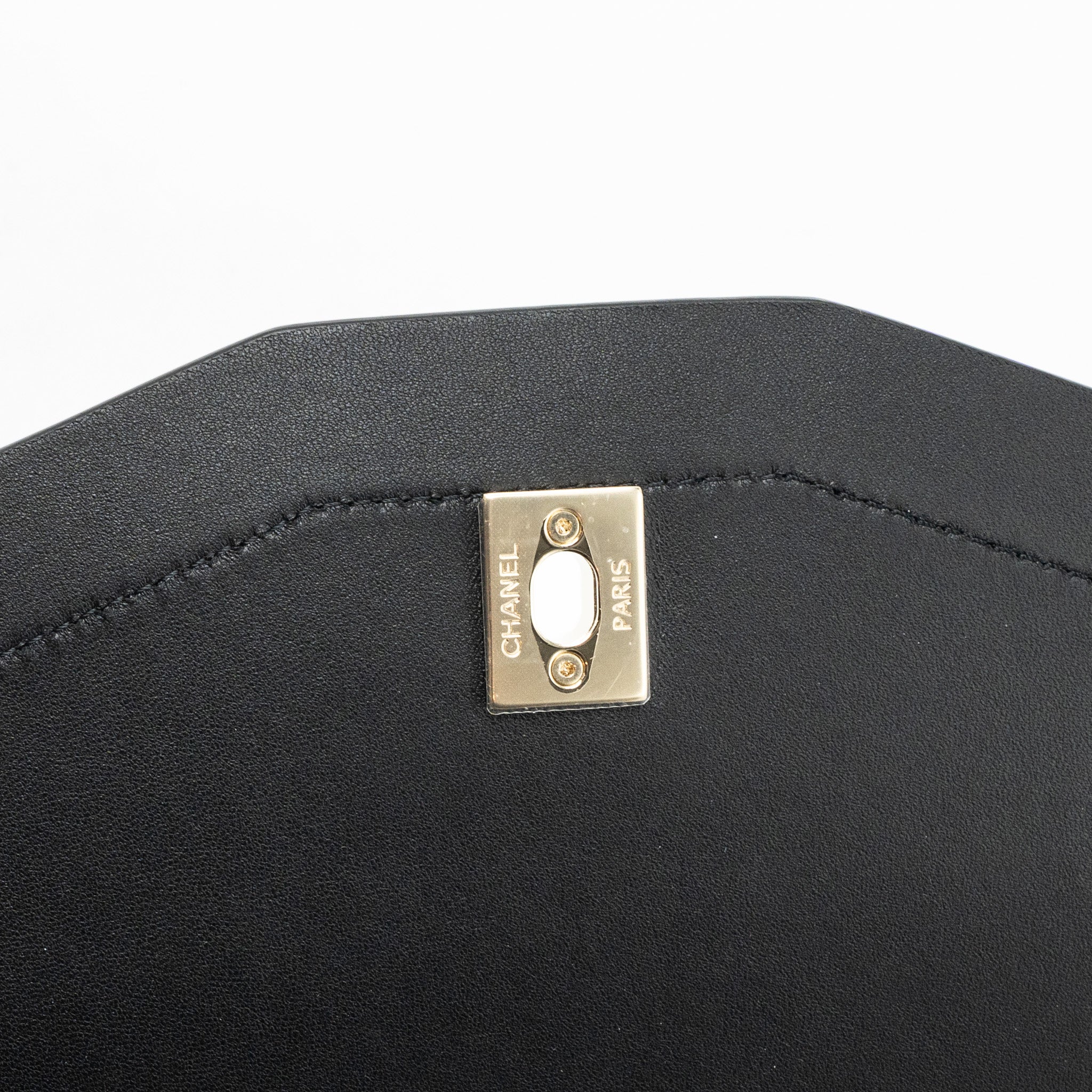 Chanel Envelop Flap Bag Caviar Black L