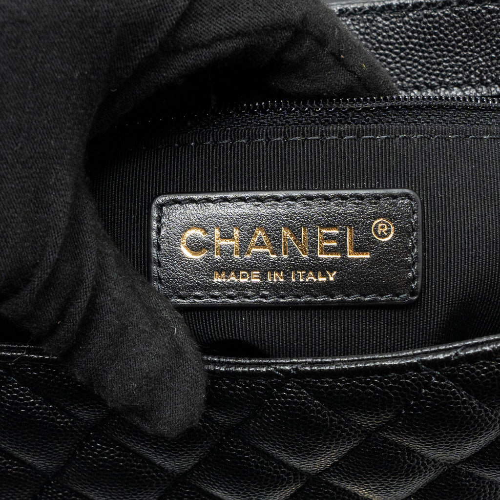 Chanel Envelop Flap Bag Caviar Black L