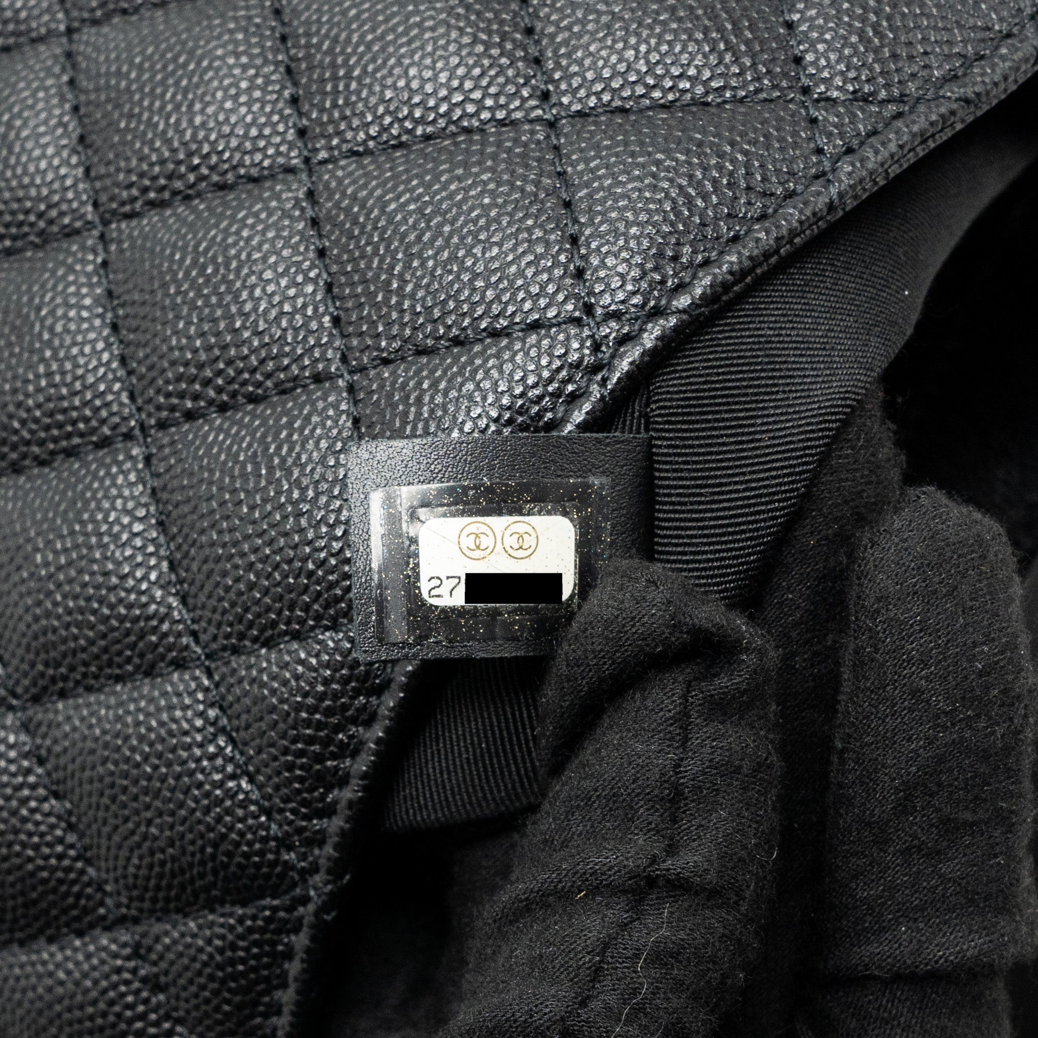Chanel Envelop Flap Bag Caviar Black L