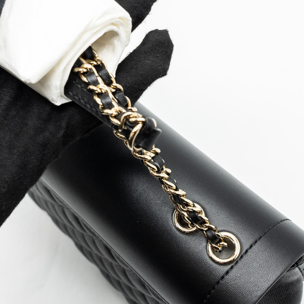 Chanel Envelop Flap Bag Caviar Black L